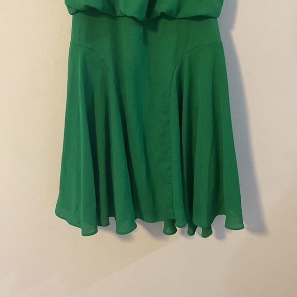Bisou Bisou by Michele Bohbot, Sleeveless Flowy Green Dress - Picture 3 of 11